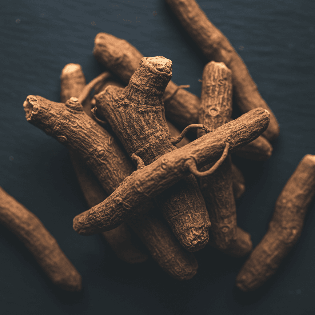 Dried Ashwagandha roots