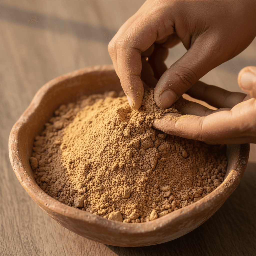 Raw Multani Mitti clay powder